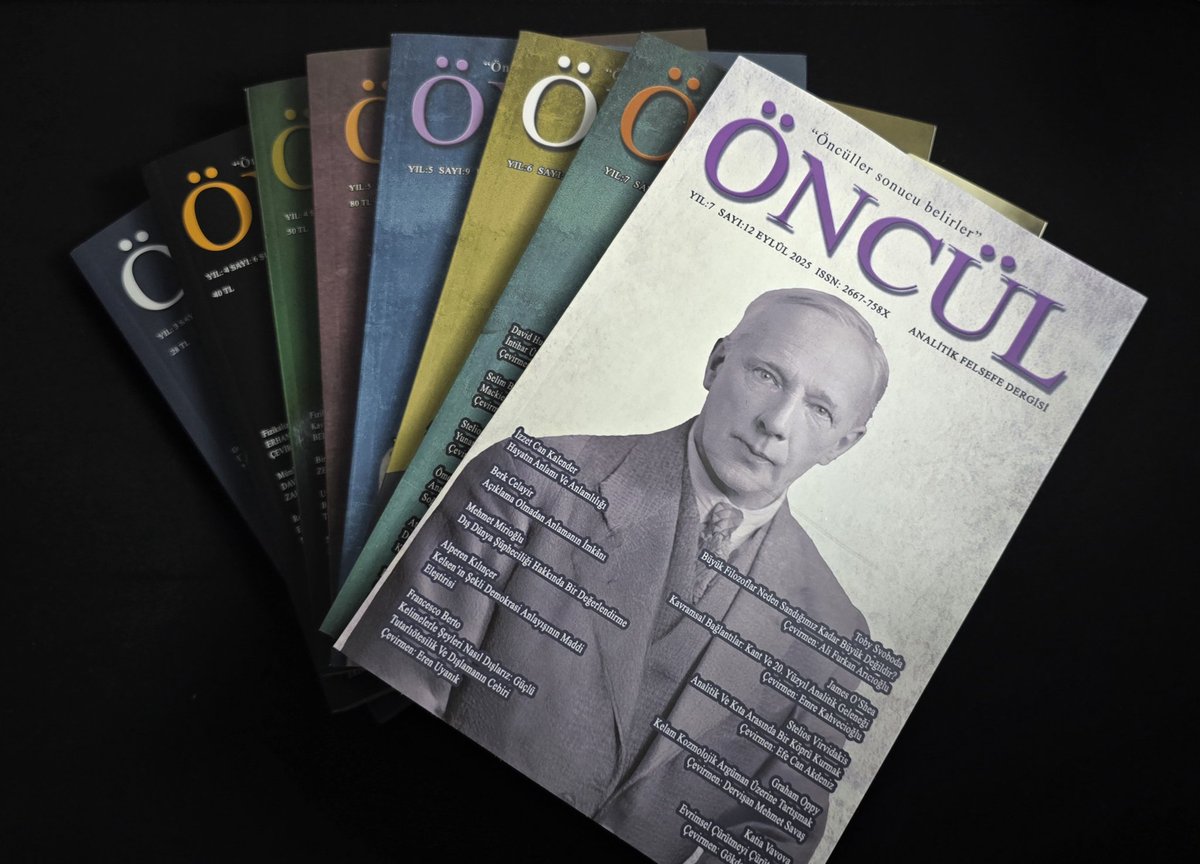 Almışken hepsini aldım 😁👌
<a href="/FelsefeOncul/">Öncül Analitik Felsefe Dergisi</a> 👏