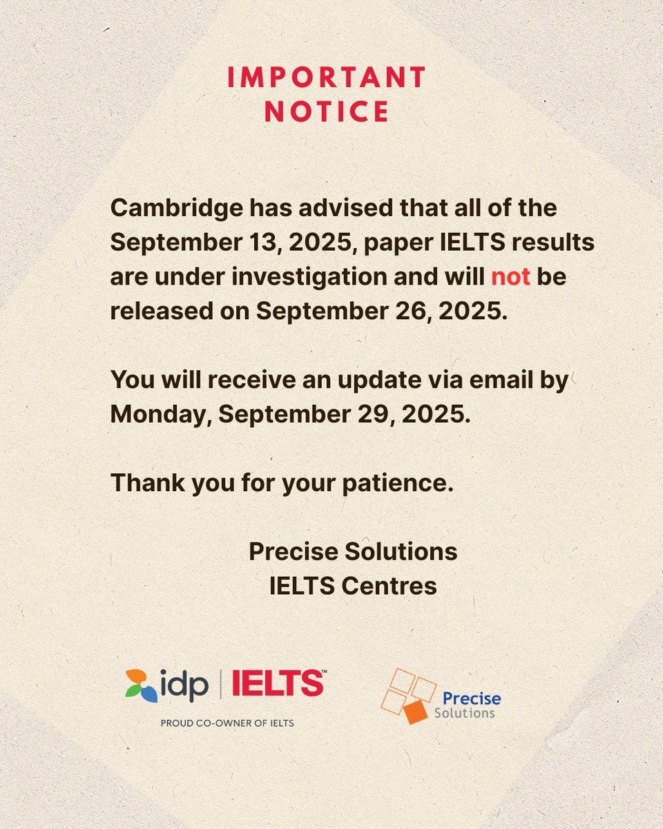 Precise IELTS Centres tweet media