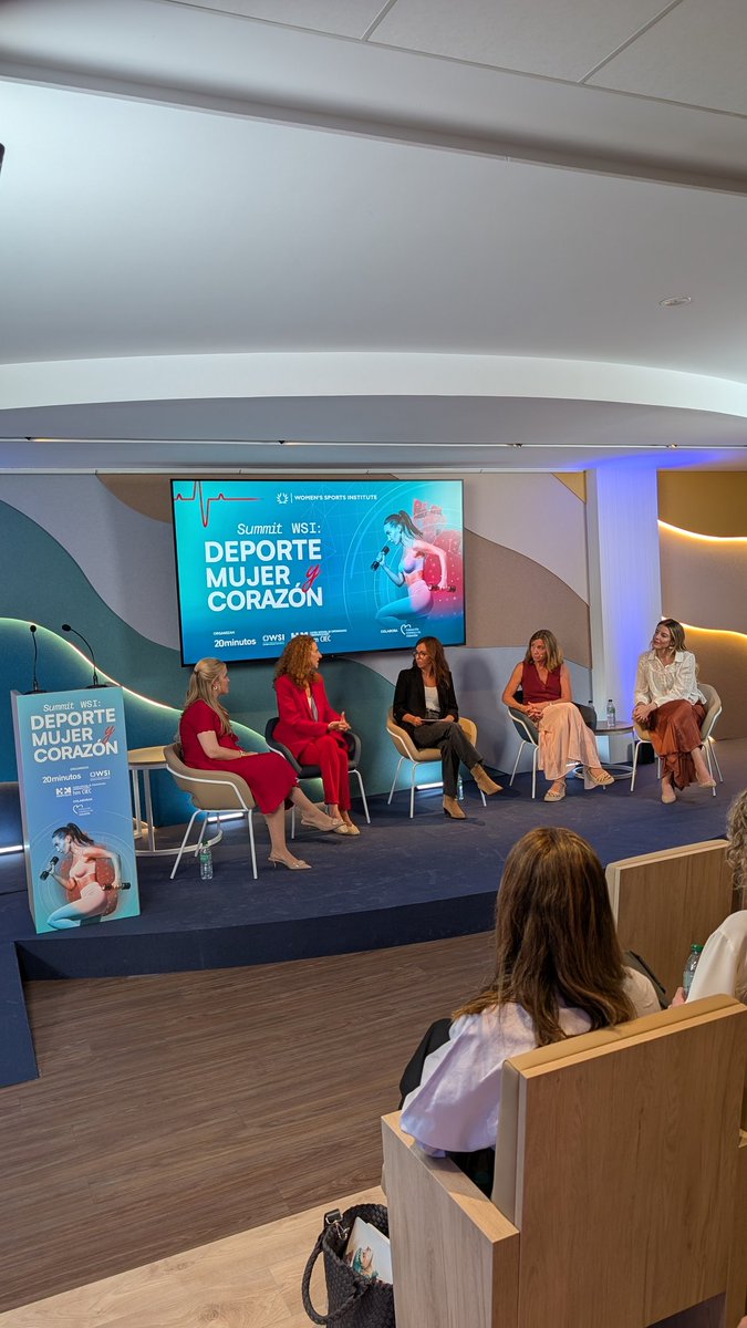 Mesa 2 del Summit ‘Deporte, Mujer y Corazón’: diagnóstico precoz, 
protocolos y revisiones. Rompiendo mitos sobre salud 
cardiovascular femenina. #DeporteMujerCorazón