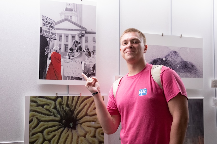 FSUartssciences's tweet image. On Friday, we kicked off @FloridaState&apos;s Art in STEM exhibit in Dirac Science Library! The collection features 26 artworks created by students representing ecology, neuroscience, solid-state chemistry, deep-sea biology, geology, biomedical sciences and more!

To learn more about…