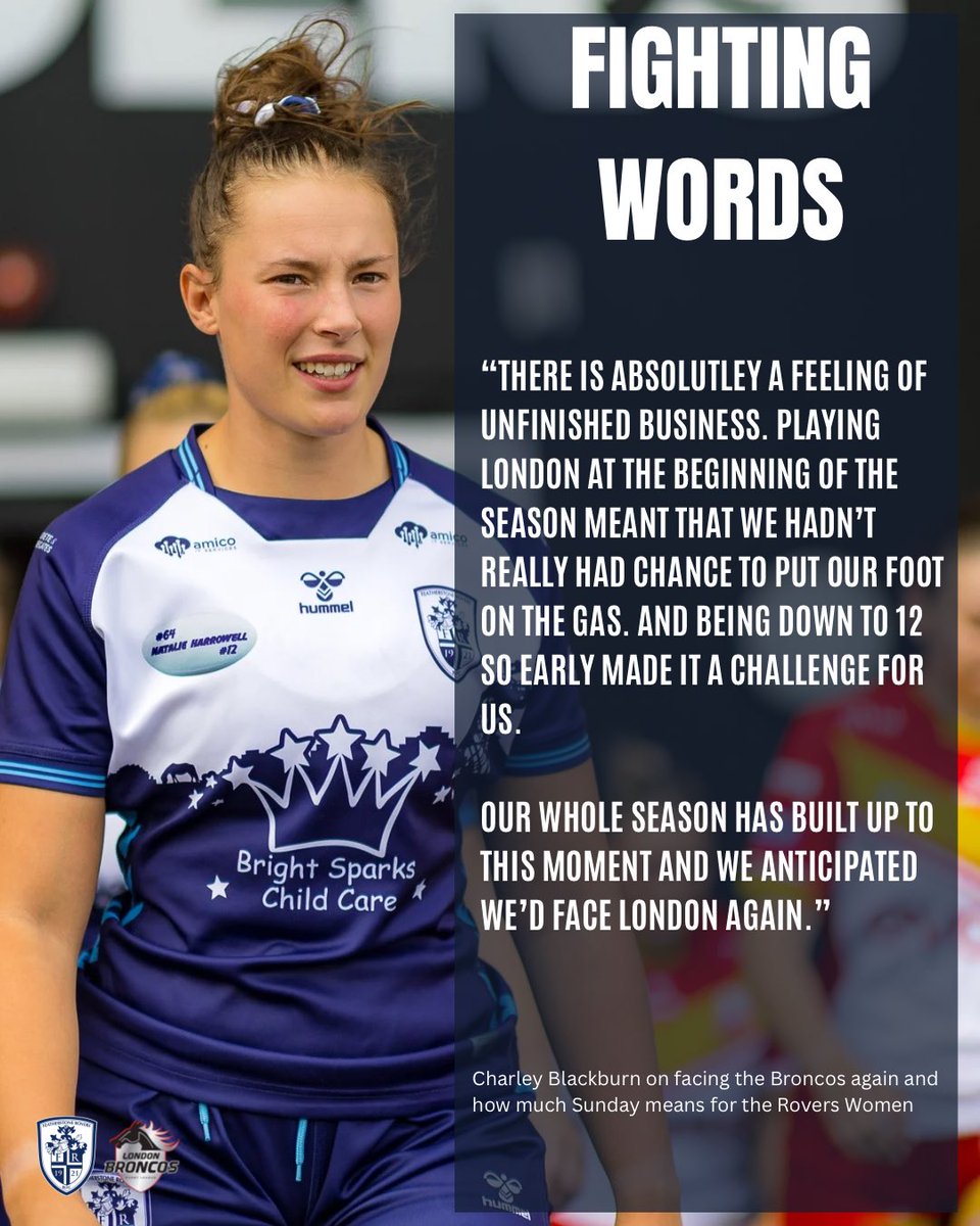 🗣️ Rovers Women captain, Charley Blackburn, looks ahead to Sunday’s final.

📸 Steve Biltcliffe Photography 

#UTR | #BackTheRovers