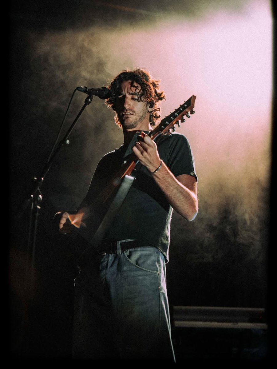 taminodaily's tweet photo. tamino performing in madrid on september 23, 2025. photographed by dara christine https://t.co/bqOV2Uu8GS