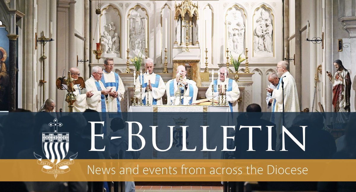 This week's E-Bulletin is out now, click on the link to read Bishop Richard's Weekly Reflection, see photos from last Saturday's Festival of Hope, and get the latest news and events - mailchi.mp/abdiocese/2024…