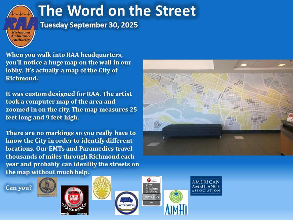 Richmond Ambulance Authority (@raaems) on Twitter photo 