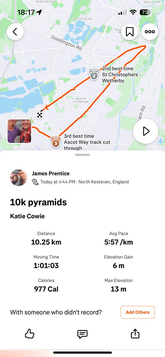 Training tonight as prep for the Lincoln Half Marathon on Oct 5!

I’m running to raise funds for <a href="/ActsTrust/">Acts Trust</a> who empower people in Lincoln and beyond by providing Foodbanks, Community Grocery, skills courses &amp; more.

Would love you to sponsor me! Link ⬇️

actstrust.enthuse.com/pf/james-prent…