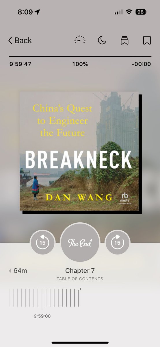 Read (well, listen) of the week. <a href="/danwwang/">Dan Wang</a> has an excellent, if heart-breaking, analysis of the One Child Policy in Ch. 4. I am tempted to assign it in my Family Economics class during the week we discuss policy.