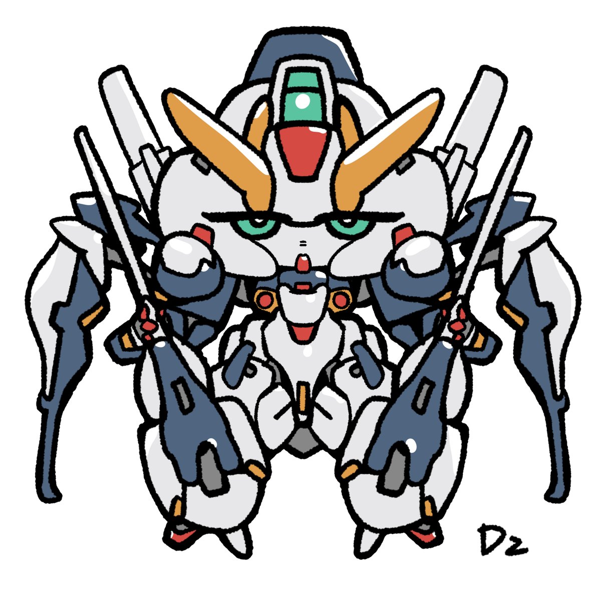 ᕱ⑅ᕱ #gundam #ガンダム #fanart #drawing #fuwafuwagundam
