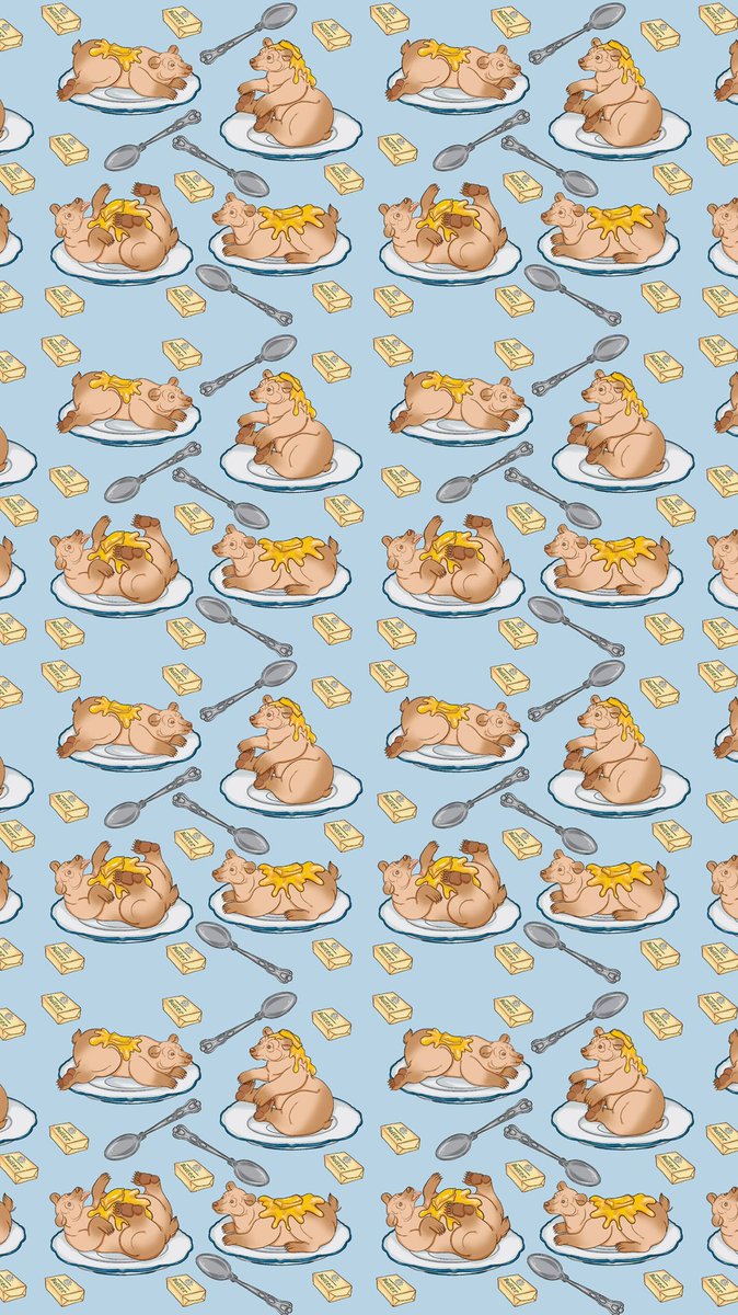 nataliecleasby's tweet image. Repeat pattern made with procreate #digitalart #patterndesign #illustration