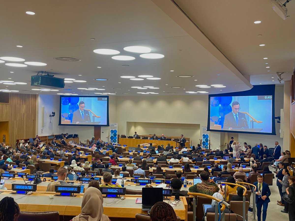 Children and young people must be at the centre of global efforts on mental health and noncommunicable diseases — early investment is key to healthier lives and stronger health systems. Today, Denmark’s <a href="/sophieloehde/">Sophie Løhde</a> highlighted this priority at the #UNGA80 High-Level Meeting.