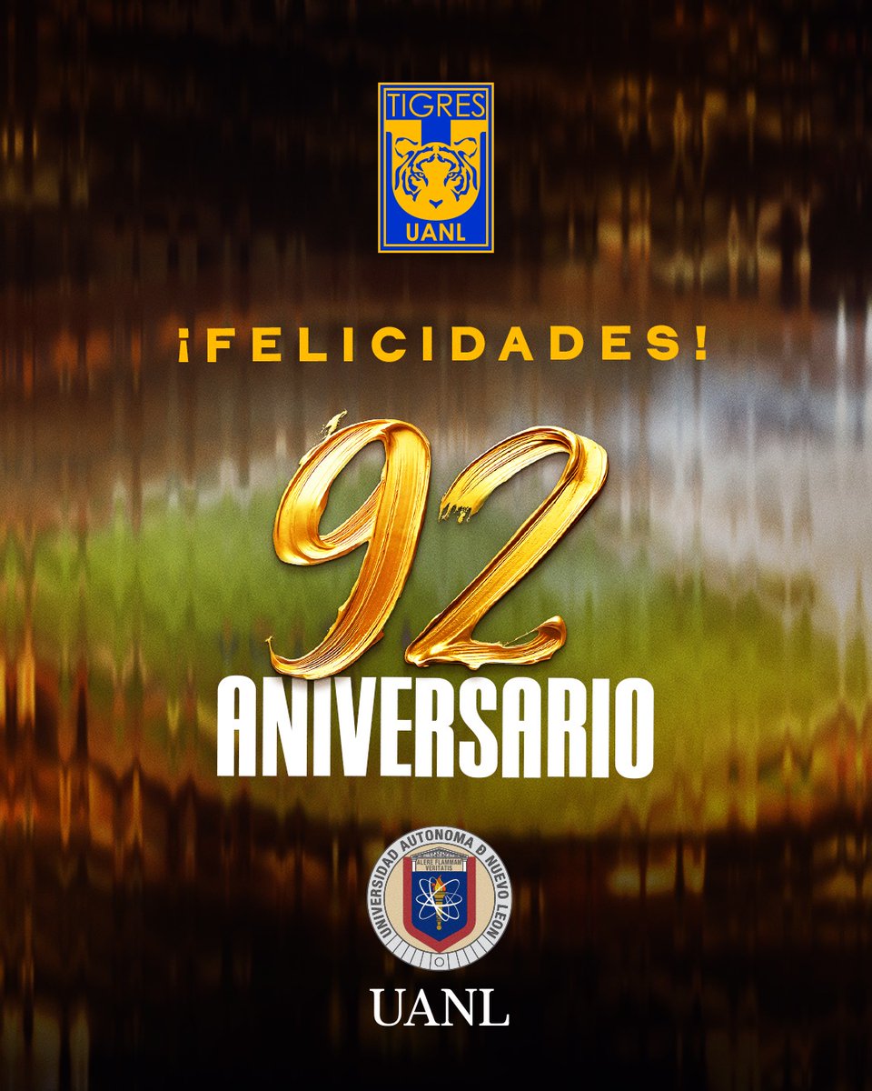 TigresFemenil's tweet photo. 🎂💛 ¡Felicitamos a nuestra máxima casa de estudios @uanl, hoy en su Aniversario!

𝑶𝒓𝒈𝒖𝒍𝒍𝒐𝒔𝒂𝒎𝒆𝒏𝒕𝒆 𝑼𝒏𝒊𝒗𝒆𝒓𝒔𝒊𝒕𝒂𝒓𝒊𝒐𝒔 🐯 https://t.co/nn5ZOj299z