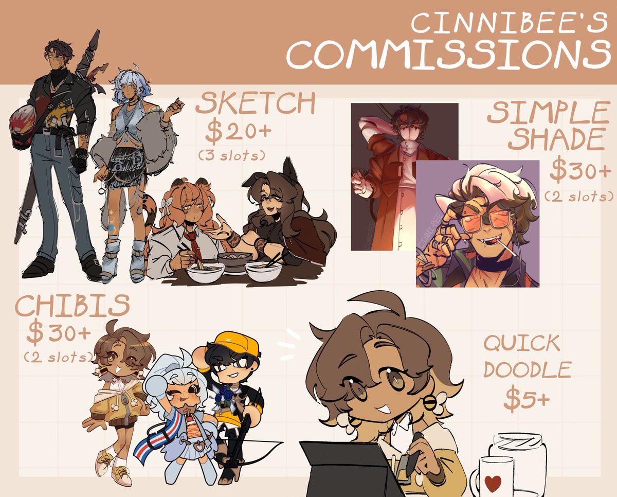 CinniBee 🐝🌻 || KOFI COMMS OPEN!! (5/7) tweet media