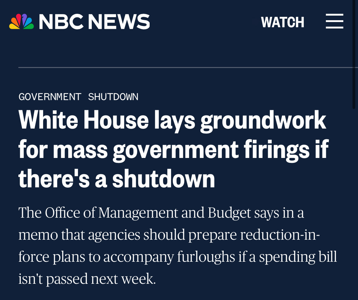 Republicans are in power. They can stop a shutdown. 

Instead of doing their jobs, they’re inflicting real pain on working people.

Trump &amp; his billionaire buddies (who just got a massive tax cut) won’t be hurt in a shutdown. But the American people will.