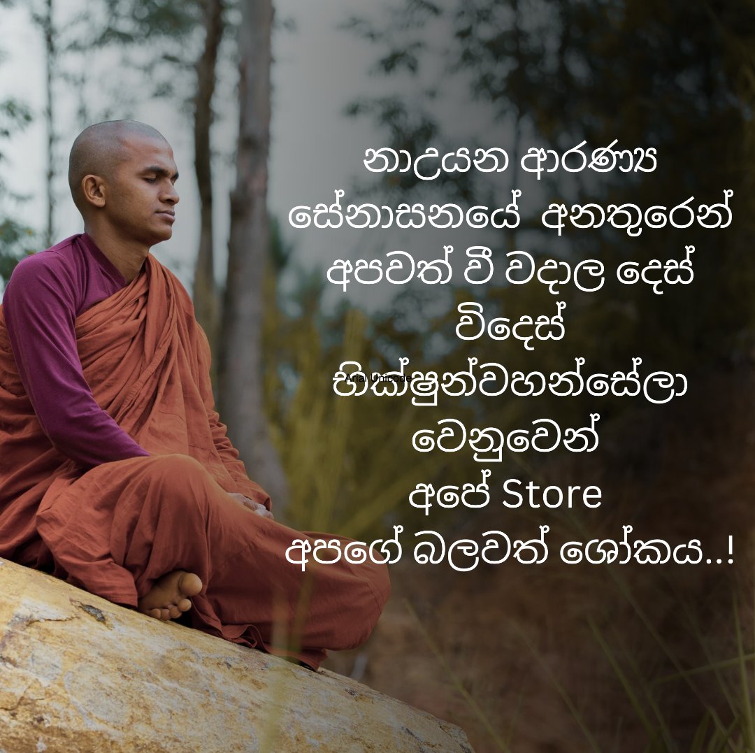 apestorelk's tweet photo. නාඋයන ආරණ්‍ය සේනාසනයේ ඩක්කු අනතුරෙන් අපවත් වී වදාළ දෙස් විදෙස් භික්ෂුන්වහන්සේලා වෙනුවෙන් අපගේ බලවත් ශෝකය ...! එමෙන්ම අනතුරින් තුවාල ලබා රොහල්ගතව සිටින භික්ෂුන්වහන්සේලාට ඉක්මන් සුවය පාර්ථනා කරනවා....
-අපේ Store -

#apestore #apestorelk https://t.co/jTrp1TFj2r