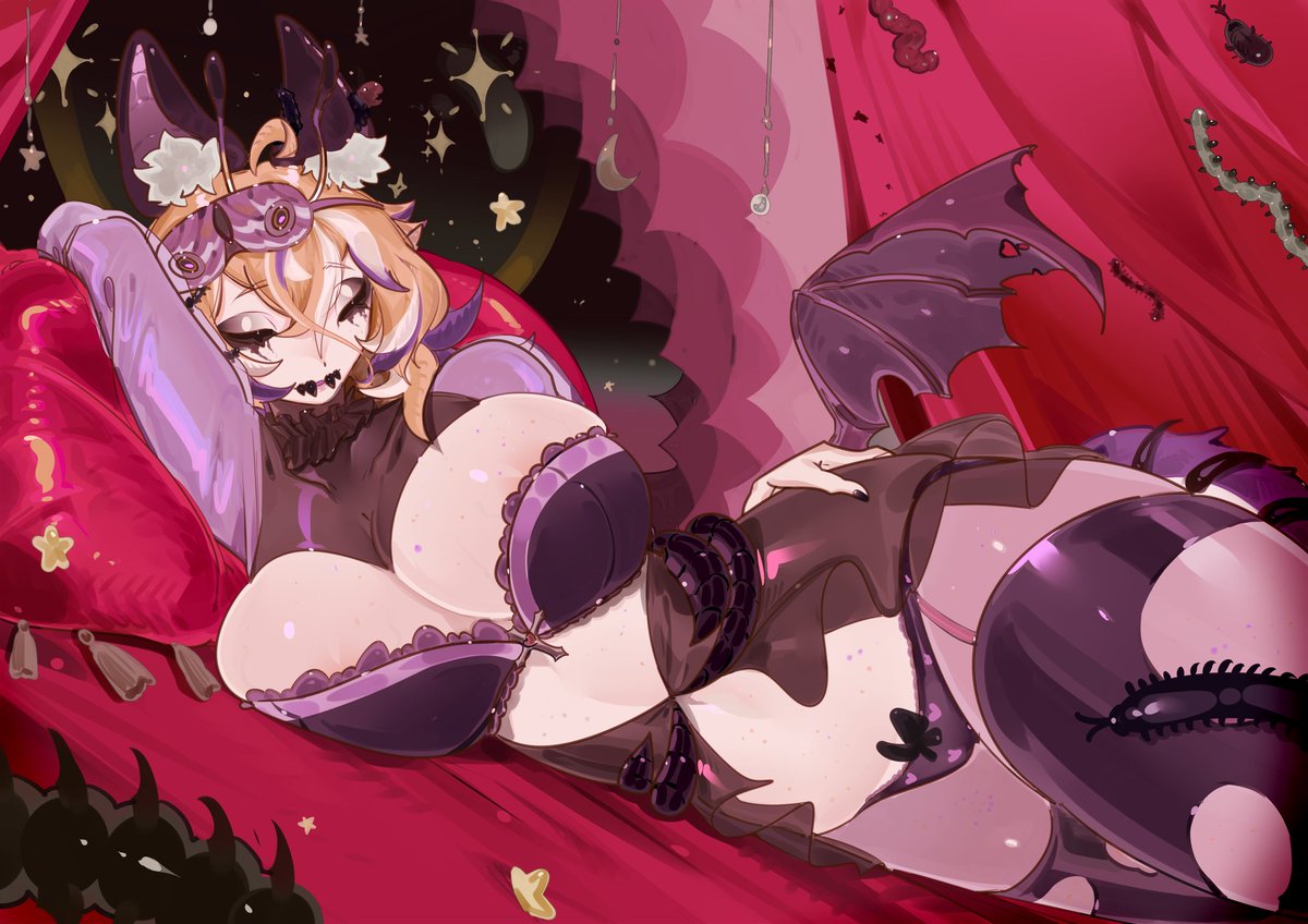 It's nap time Lovebugs 💕 ~care to join me? I won't bite~ 

This amazing work is done by <a href="/luxovum/">lux CF21(M-26)🕊️🔻 // Vgen comms open</a> 🎨 🐛 I'm obsessed