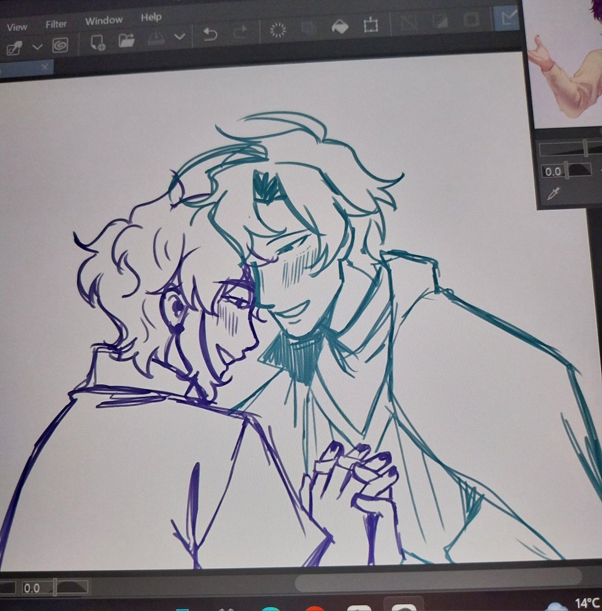 _EniiEmera_'s tweet photo. Drew Satan and Rena after ages again 🦭 #obeymefanart #ObeyMeSatan https://t.co/5MmxuNc8ks