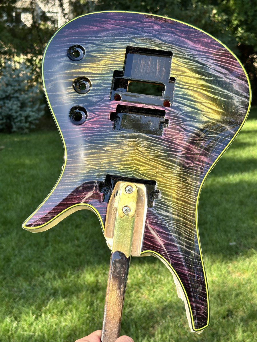 vikguitars's tweet photo. Another batch of wild ViKs are being processed in the spray booth.. https://t.co/hwRhiT9JOG