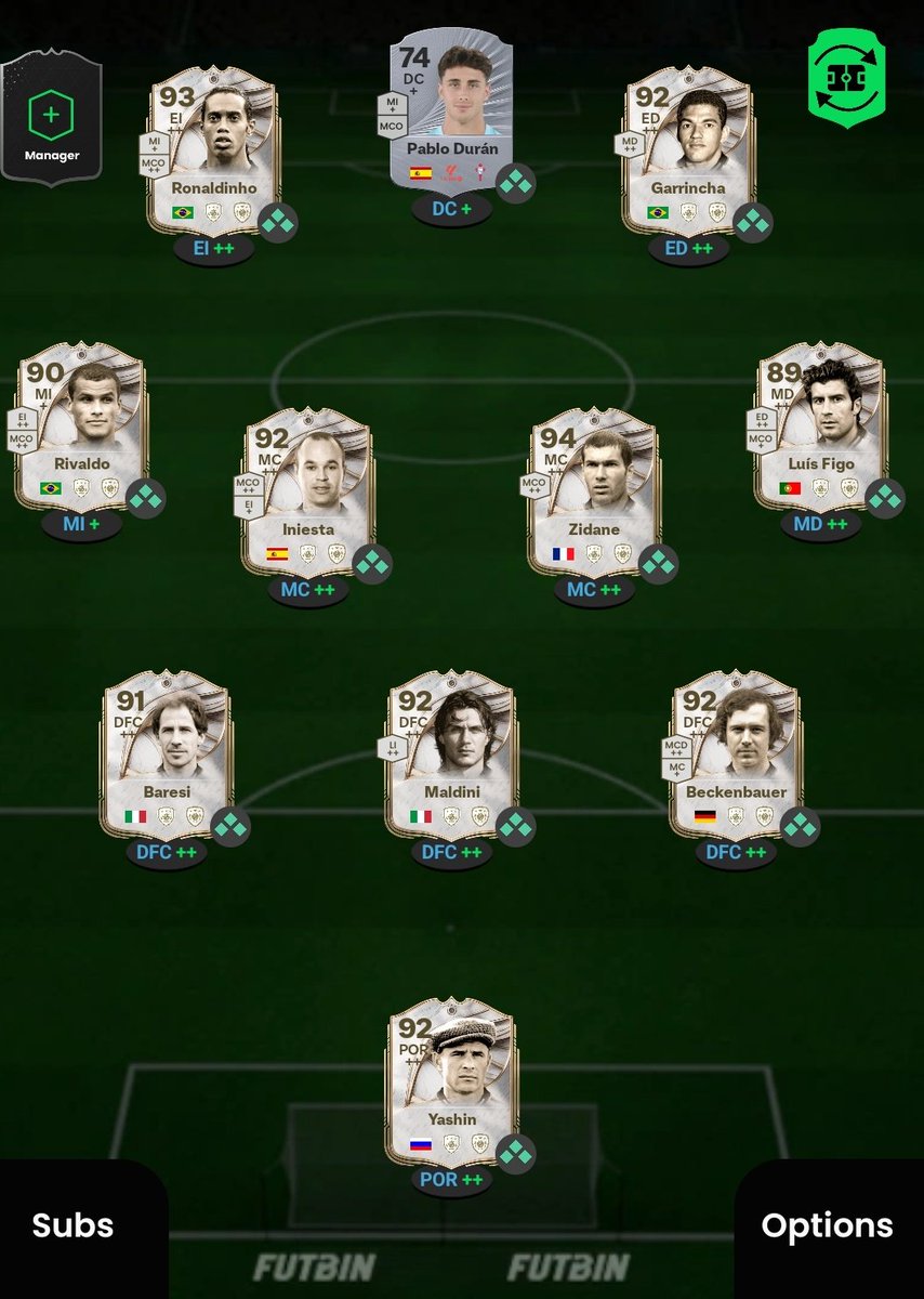 PlayEasy (@playeasy26) on Twitter photo El equipo del FIFA de Claudio Giraldez luce así El equipo del FIFA de Claudio Giraldez luce así