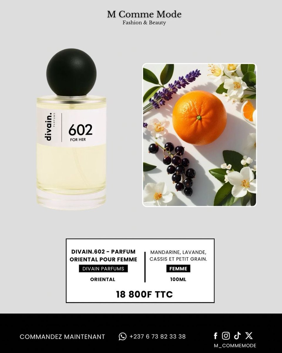 m_commemode's tweet photo. Découvrez notre sélection Parfums à 25 000F max TTC. 🛍️

Des fragrances d’exception et authentiques, à petits prix. 

Des notes boisées, florales, orientales ou fruitées. 🌸

📲 Cliquez sur le lien en bio [https://t.co/SkXkTDmHcN] et swipez 👉🏽 pour découvrir

#parfums #mcommemode https://t.co/ZeqI2FicPn