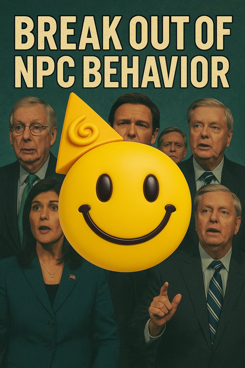 Sgt_Garcia_USMC's tweet photo. NPCs hate when you break the script!
Politicians need to breakout!
$Smiles is the answer!!
$Smiles on Solana CA: GD7iXLNJZCtiNCHRDHjPoEkzSg4SMTyJUJsxQFXZGk34
#Meme #BillionDollarMeme #Smiles #npc #politics #Breakou #befree
@Emile0x1908 @LuciferCrypt https://t.co/fRZXVkmw7Z