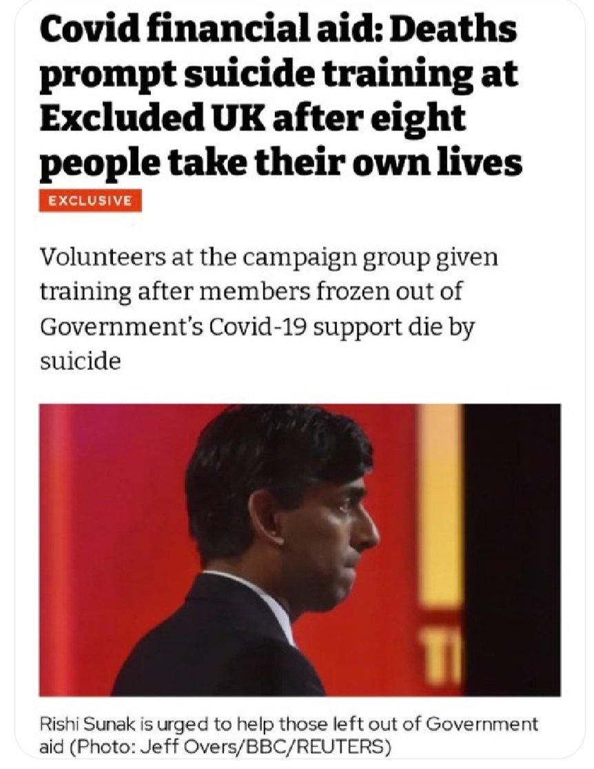 ExcludedFighter (@excludedfighter) on Twitter photo <a href="/RishiSunak/">Rishi Sunak</a> Module 9 at <a href="/covidinquiryuk/">UK Covid-19 Inquiry</a> starts on the 24/11, and I hope to be there to see you held to account for the on-going #ExcludedUK business closures, redundancies, bankruptcies, poverty, debt and suicides
<a href="/Conservatives/">Conservatives</a> <a href="/UKLabour/">The Labour Party</a> <a href="/LibDems/">Liberal Democrats</a> <a href="/theSNP/">The SNP</a>
x.com/harrisonmaxwel… <a href="/RishiSunak/">Rishi Sunak</a> Module 9 at <a href="/covidinquiryuk/">UK Covid-19 Inquiry</a> starts on the 24/11, and I hope to be there to see you held to account for the on-going #ExcludedUK business closures, redundancies, bankruptcies, poverty, debt and suicides
<a href="/Conservatives/">Conservatives</a> <a href="/UKLabour/">The Labour Party</a> <a href="/LibDems/">Liberal Democrats</a> <a href="/theSNP/">The SNP</a>
x.com/harrisonmaxwel…