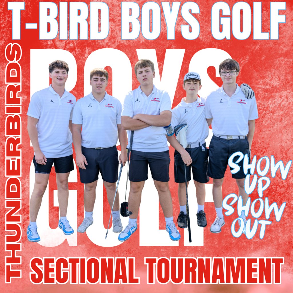 Wishing the best of luck to our boys golf team as they compete today in the sectional!