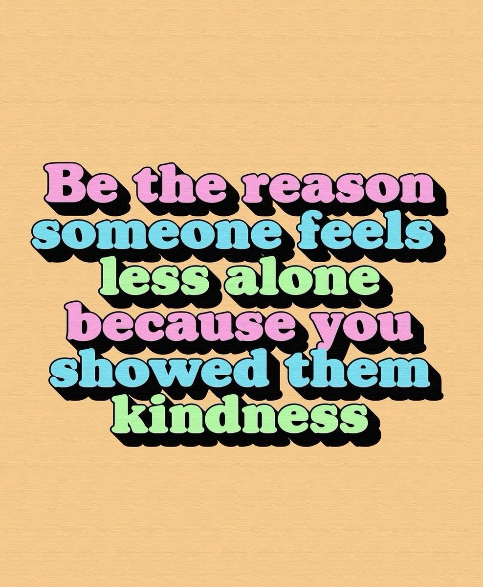 Be the reason someone feels less alone because you showed them kindness

Image: instagram.com/selfcarevisuals