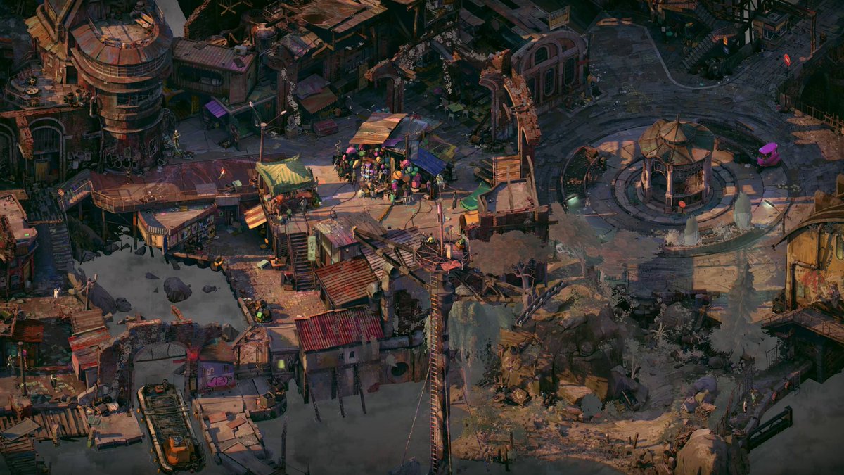 Last week I got to see some exclusive footage of ZA/UM's post-Disco Elysium project Zero Parades.
Below is a quick write-up about what stuck out to me, positively and negatively.
🧵 1/11
