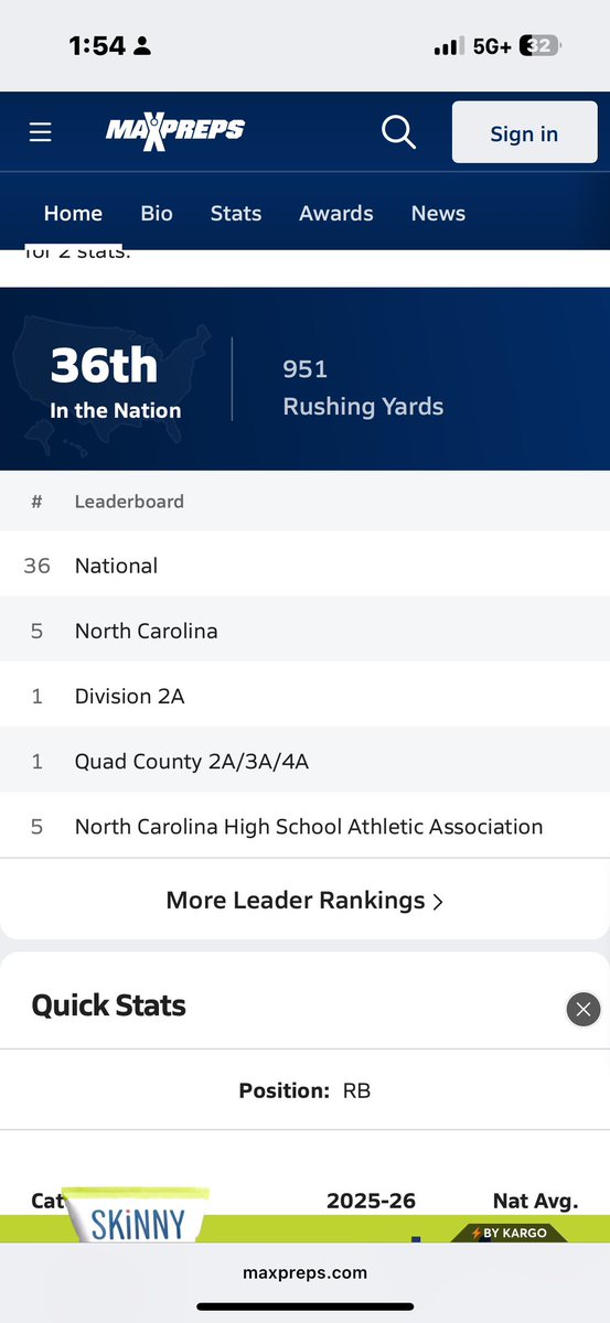 #5 in the state 
36th in the nation 
#1 in 2A 🙌
<a href="/ALAJohnstonFB/">ALAJOHNSTONFOOTBALL</a> <a href="/CoachNBlackburn/">Nate Blackburn</a> <a href="/FB_KnoxCollege/">Knox College Football</a> <a href="/CoachDomParello/">Dom Parello ‘19</a> <a href="/JahpreceJ/">Jahprece Joseph</a> <a href="/gobigrecruiting/">Go Big Recruiting</a> <a href="/CoachRuggles/">Coach Ruggles</a> @co