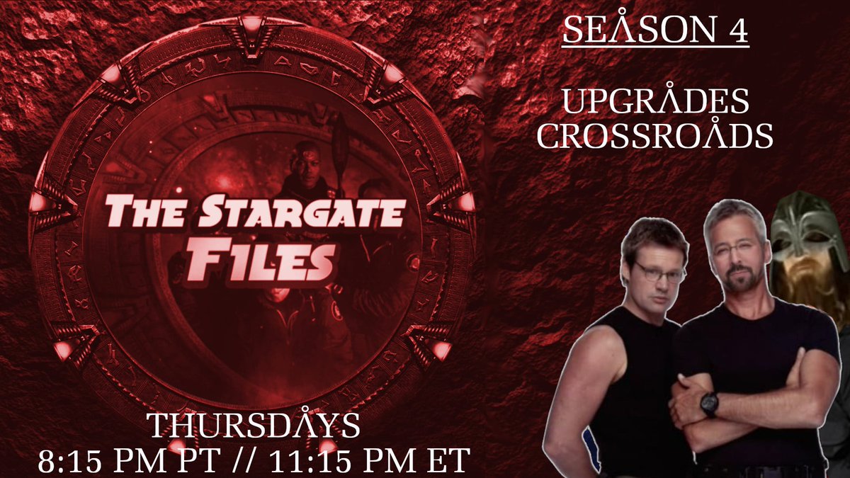 Don't forget to catch another episode of The Stargate Files tonight! 
#thestargatefiles 
#stargatefansunited #gateworld #dialthegate #stargate #stargatesg1 #stargateforever #stargatecommand #stargatefan #stargatefamily #stargatelover #stargatefandom #stargatesg1forever