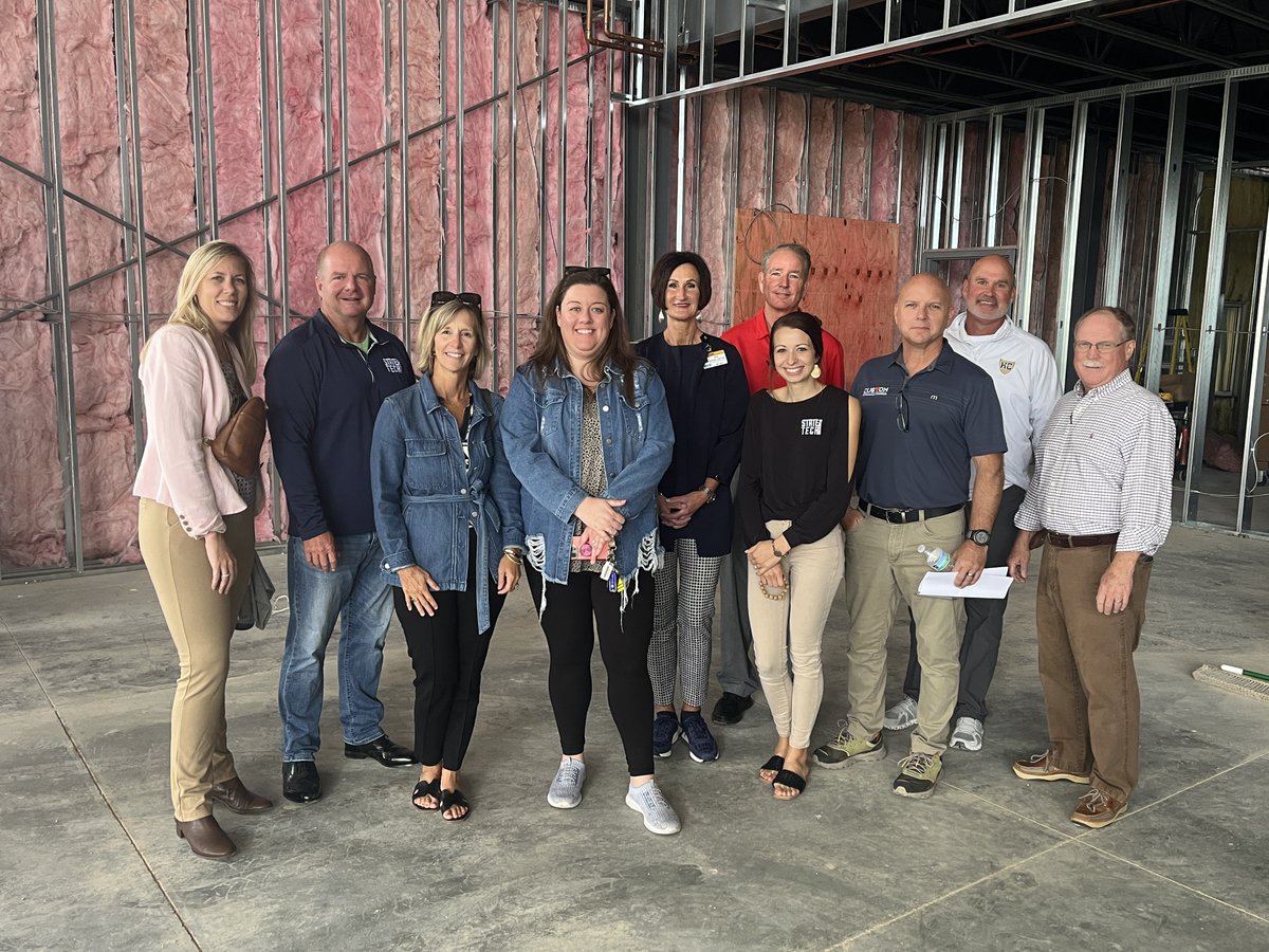 Yesterday, the State Tech Foundation Board of Directors visited campus to see firsthand the exciting progress on our newest building project. Big things are happening at #StateTechMO