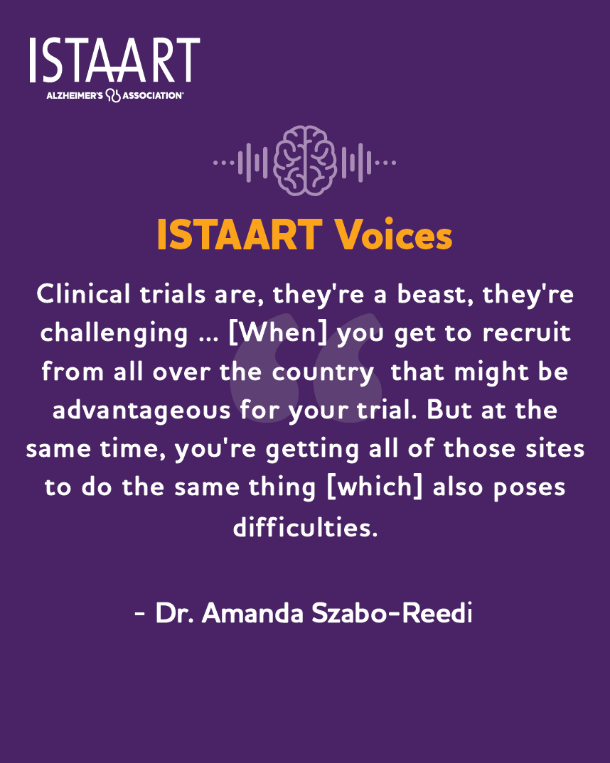 ISTAART's tweet photo. Throwing it back to this #ISTAART Voices episode! Dr. Amanda Szabo-Reed & Dr. Ellen Binder join us to discuss how exercise and vascular treatment impact cognitive function in older adults at risk for Alzheimer’s.
🎧Listen now: https://t.co/jeADaPzWBC https://t.co/araPK6dqmK