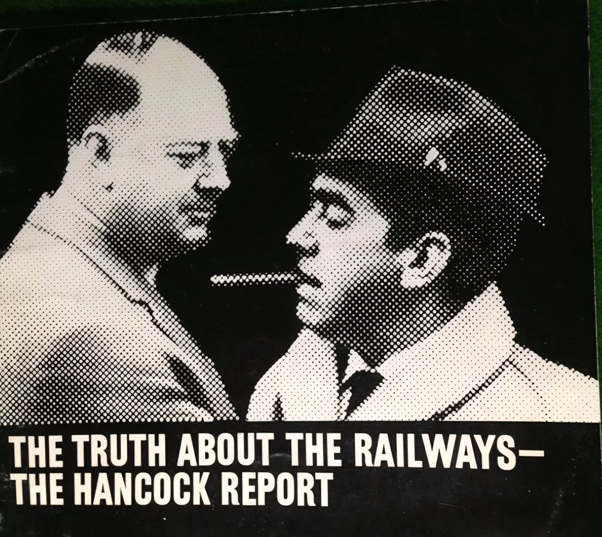 East_Cheam_Lad's tweet image. In 1963 the Beeching report on reshaping the railways was not getting a good press, so they sent for Hancock. He was paid a stack of cash by the British Rail Board to front a publicity campaign. Covered in the 2008 documentary, Ian Hislop Goes off the Rails, now on iPlayer
