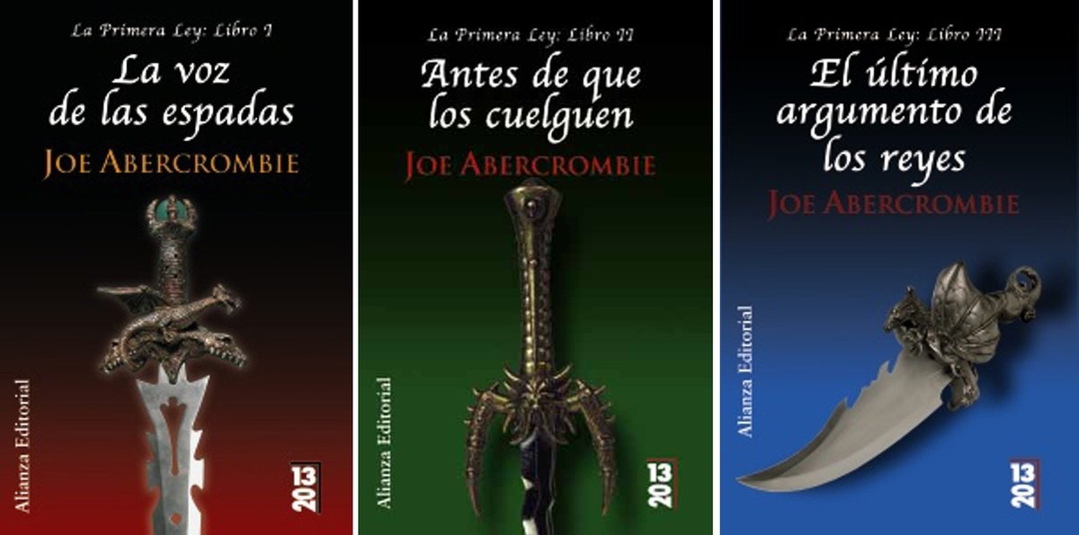 BauldeLibrosES's tweet image. Releída la trilogía de La Primera Ley más de diez años después. Me gustó sin más en su día pero volver a ella, como mera curiosidad, ha sido una sorpresa. Mi lectura larga de verano. Tres libros que se leen como uno sólo. Menudos personajazos. Encantadísimo.