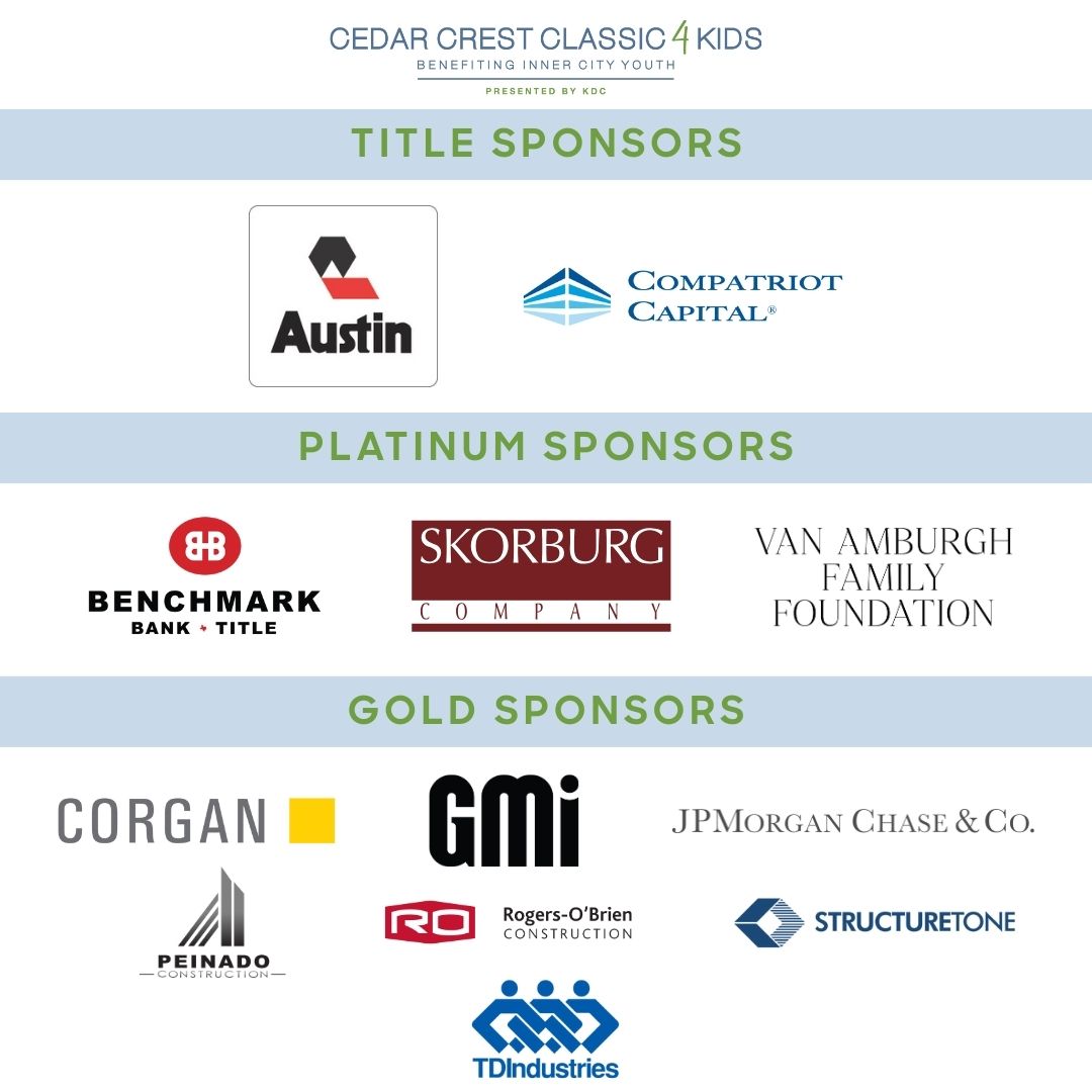 KDC_Development's tweet image. We are grateful for every sponsor supporting the upcoming CCC4K tournament on October 3. Your generosity makes this event possible and will benefit @BehindEveryDoor, I AM A Golfer, @mercystreet_, and @momentous as they serve inner-city youth in Dallas.
#KDCCares #CCC4K