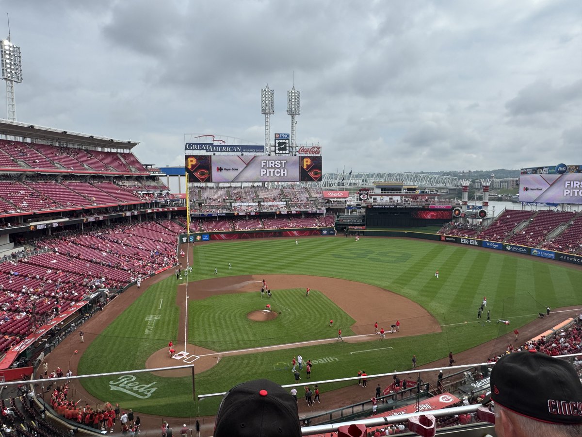 PLAY BALL!!!! #Reds