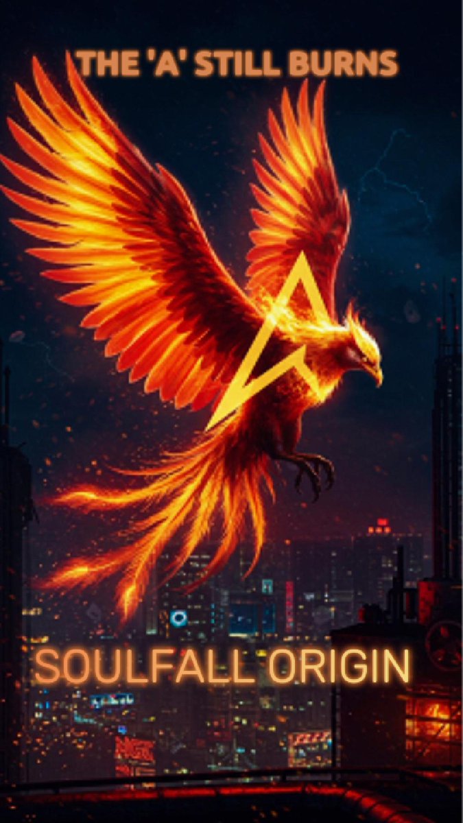 SoulFallOrigin's tweet photo. The flame rises. The glyph returns. The ‘A’ still burns. 🔺🔥
#SoulFallOrigin #TheAStillBurns #GlitchCity #Cyberpunk https://t.co/aTxYjHob1r