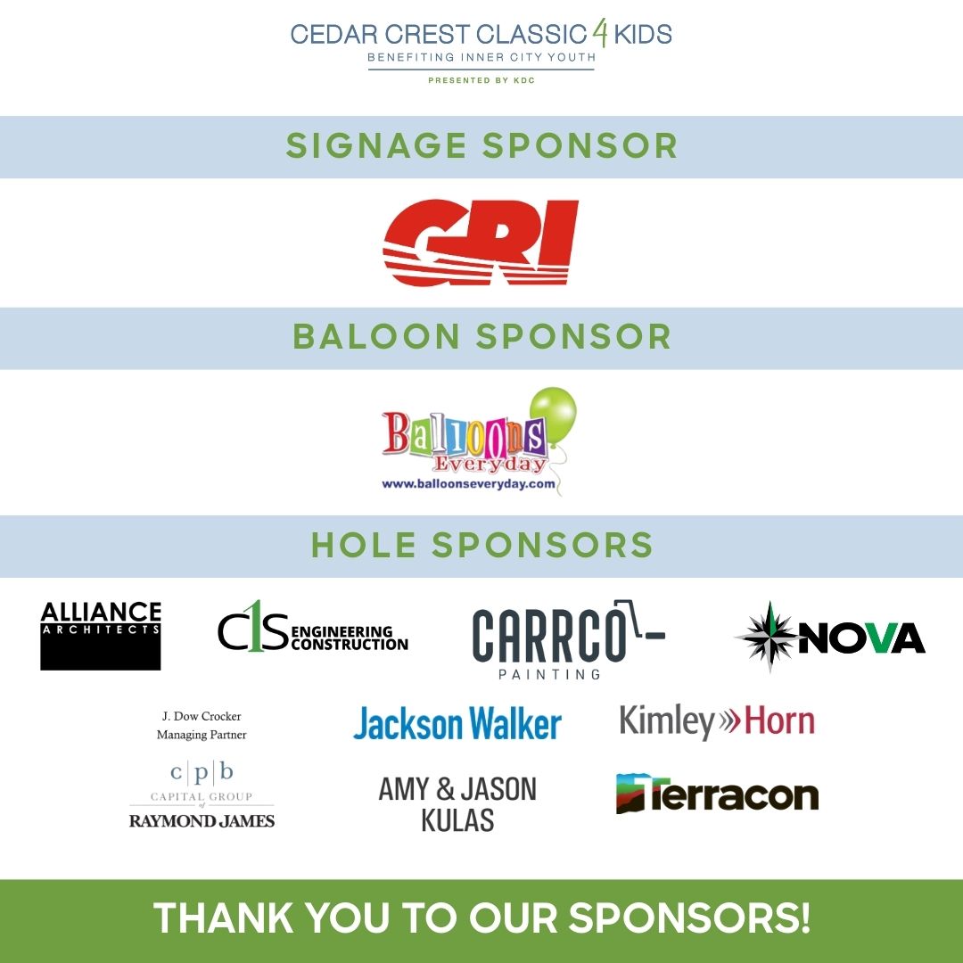 KDC_Development's tweet image. We are grateful for every sponsor supporting the upcoming CCC4K tournament on October 3. Your generosity makes this event possible and will benefit @BehindEveryDoor, I AM A Golfer, @mercystreet_, and @momentous as they serve inner-city youth in Dallas.
#KDCCares #CCC4K