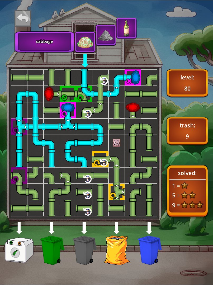 This is it!
Level 80.
The final level.
That also means that Waste Sorting is now officially content finished.

#gamedev #indiedev #madewithgodot #godotengine #videogames #educational #schools #seriousgame #waste