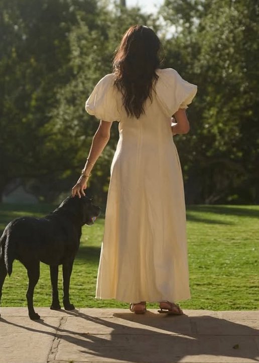 Someone needs to tell me this is a joke - it must be AI.
She cannot possibly be this transparent.
Is the see-thru supposed to be sexy? Maybe she's trying to send a message to Harry and his companion?

#ManiacMarkle #MarkleIsAstoundinglyPathetic