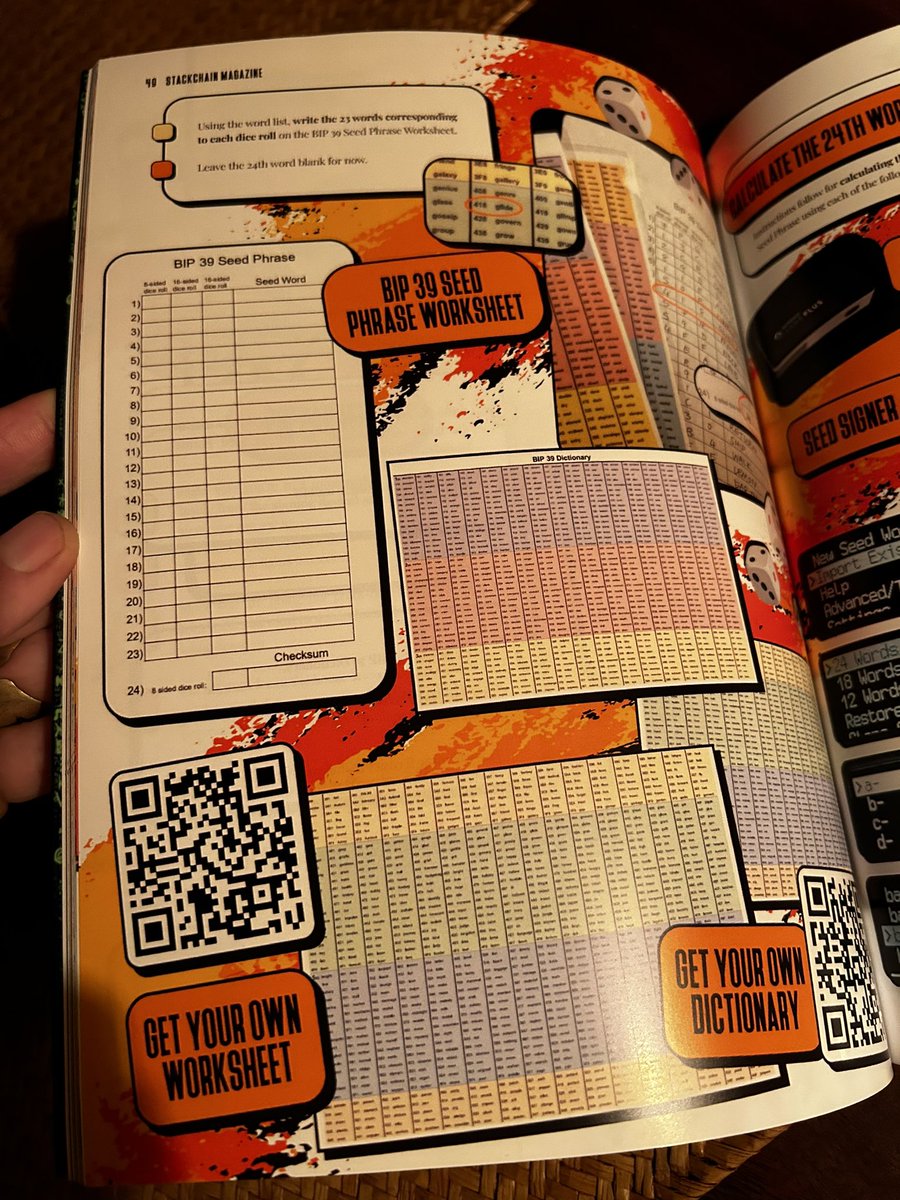 ICYMI 👀

🎲 Roll Your Own Seed Phrase w/ <a href="/D_plus__plus/">D++</a> &amp; Keysa

Original tutorial here: thesimplestbitcoinbook.net/wp-content/upl…

Also, far more graphically engaging in <a href="/Stackchainmag/">Stackchain ⛓ Magazine</a> Ep.6 🔥 

1/2