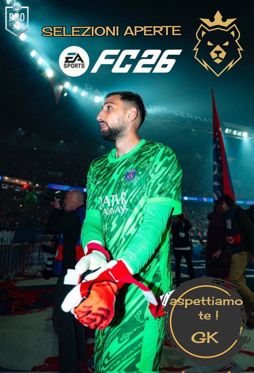 Selezioni aperte!!
Valutiamo gk per completamento rosa!
X info contattati <a href="/FlonicVFC/">FlonicVFC</a> o anche a me... <a href="/proclubitalia25/">PRO CLUB ITALIA COMMUNITY</a> <a href="/RTAllProClub/">RETWEET ALL PROCLUB</a> <a href="/pctransfermarkt/">🇮🇹 PRO CLUBS TRANSFERMARKT🔍</a> <a href="/ProClubsItalia/">Pro Clubs Cross-Play 🇮🇹</a> <a href="/RT_Proclub/">RT PRO_CLUB</a> <a href="/MercatoFifaPro/">🇮🇹 𝗠𝗲𝗿𝗰𝗮𝘁𝗼 𝔽𝕚𝕗𝕒 ℙ𝕣𝕠 💜</a>