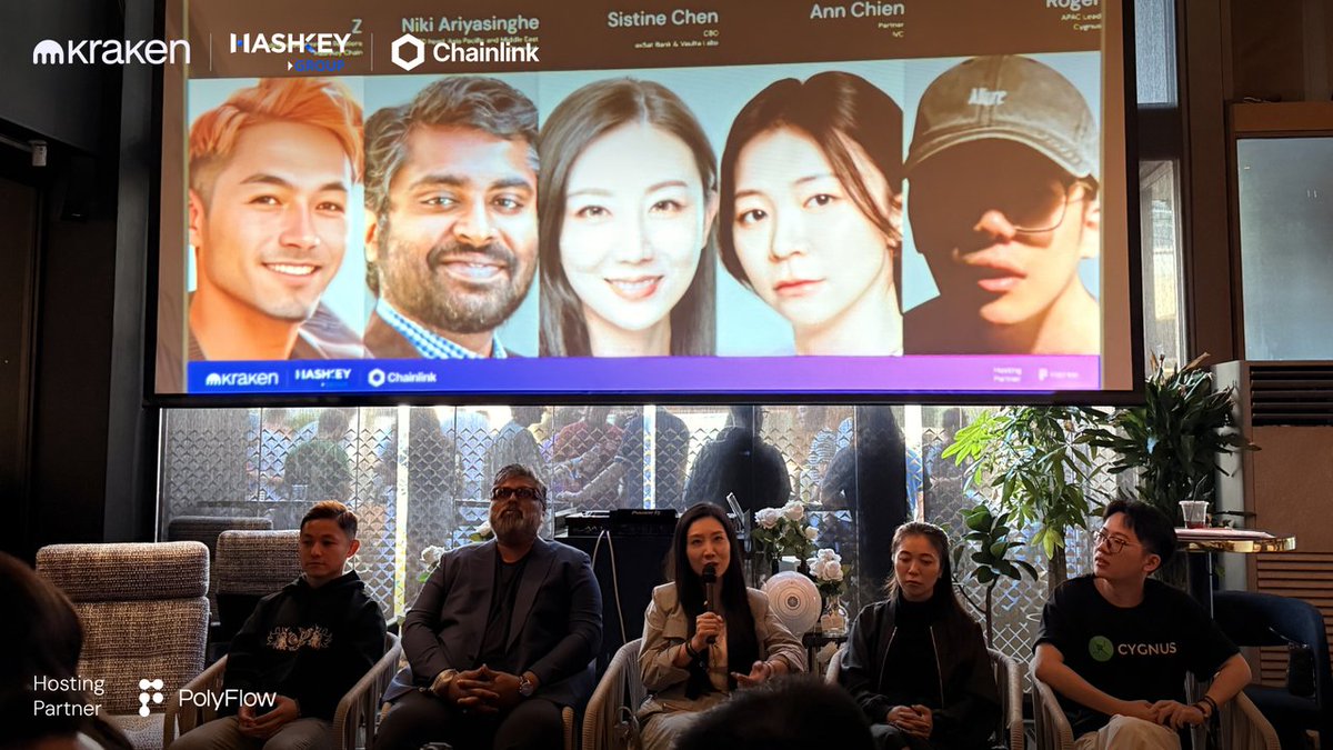 CygnusFi's tweet image. Live from Seoul 🇰🇷✨

Cygnus is at #KBW2025 connecting with builders, investors, and friends. Invited as speakers, our team is taking the stage to share our vision—the energy here is incredible!

Building alongside @krakenfx @HashKeyGroup @chainlink @Polyflow_PayFi @SeiNetwork…