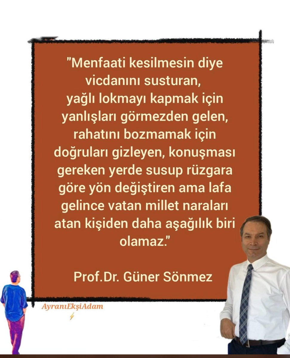 Maalesef ki toplumumuzun birçoğu böyle, çok doğru tespitler ⬇️<a href="/DrGunerSonmez/">Prof Dr Güner Sönmez</a>  🙏🏻👏🏻