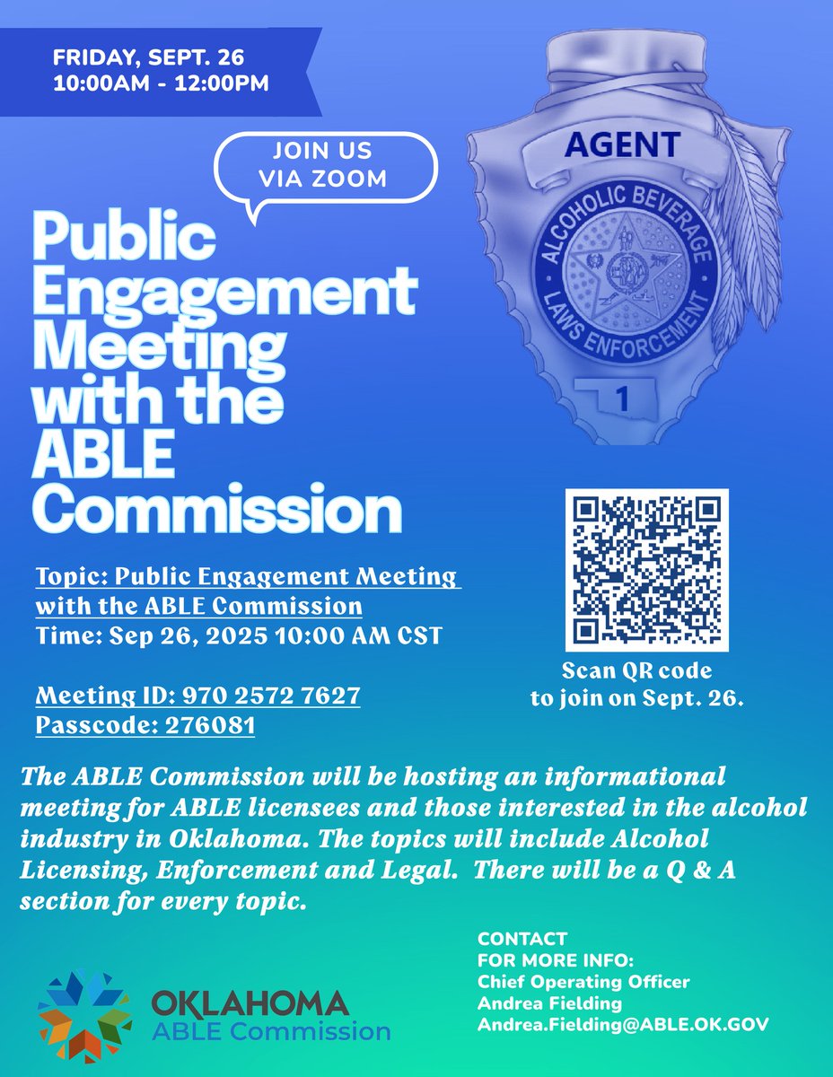 Oklahoma ABLE Commission (@oklahomaable) / Posts / X