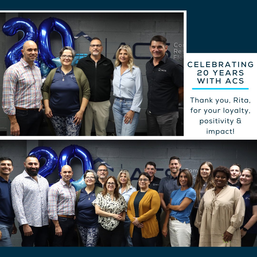 Congrats to Rita Alcantara on two decades of dedication, positivity &amp; impact at ACS. 💙
Read more + join us in celebrating Rita’s milestone ➡️ linkedin.com/posts/american…

#ACSvalues #WorkAnniversary #ACSFamily