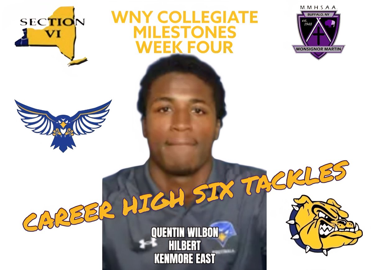 Congratulations to Kenmore East alum <a href="/QuentinWilbon/">Quentin Wilbon</a> on his career high six tackles vs. Ithaca! 🏈 vipsanius.com/wny-collegiate