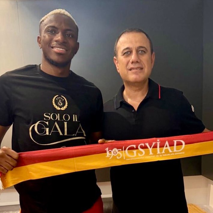 GSYİAD, Victor Osimhen'in maaşının 2 milyon euro'luk kısmını karşıladı. (Ali Naci Küçük)