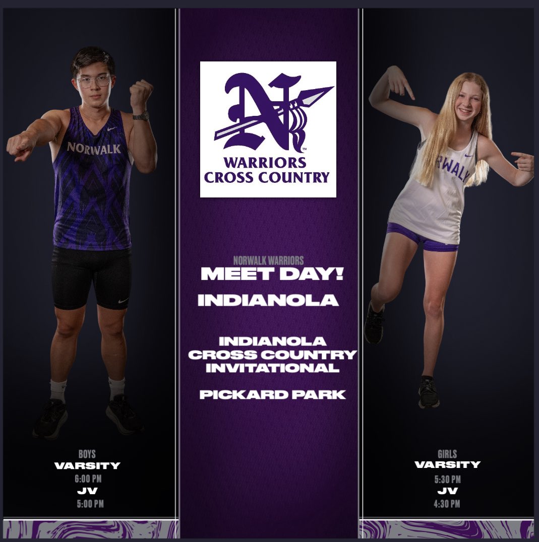 Race Day at Indianola!  Let’s Go, Warriors!  #OneTeamOneGoalOneFinishLine