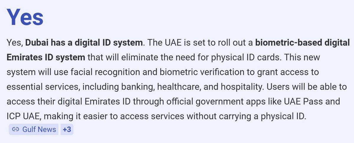 When all the Dubai based grifters start screaming about Digital ID - here is a little gem to hot them with