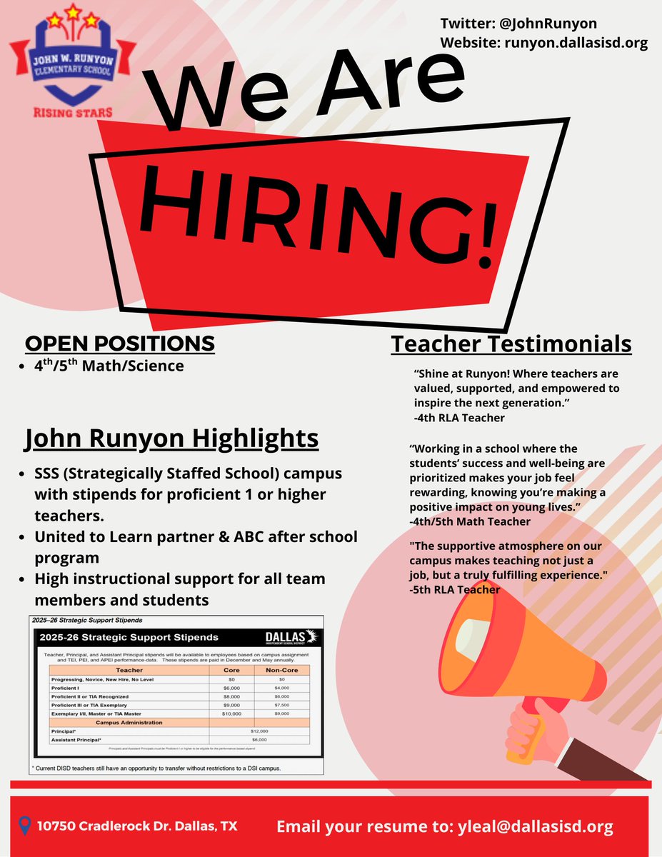 John Runyon Elementary School tweet media